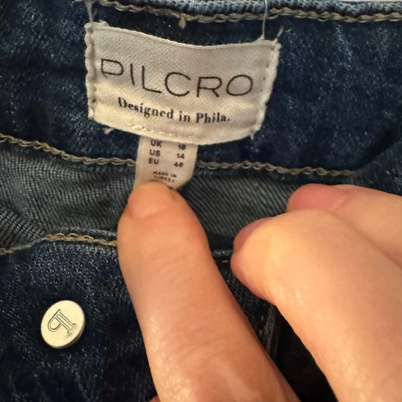 Pilcro Indigo Denim Skirt - Picture 4 of 4